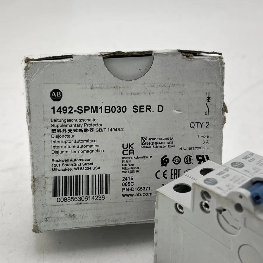Клеммник Allen Bradley 1492-SPM1C030 Ser D Supplementary Protector 3A