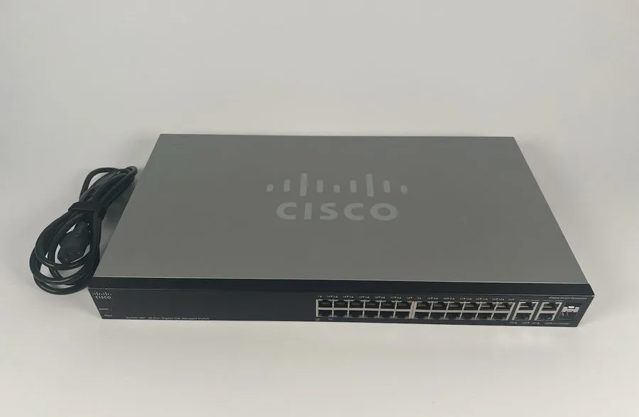 Коммутатор Cisco 28-Port GbE 2xSFP PoE 180W Managed Switch SG300-28P
