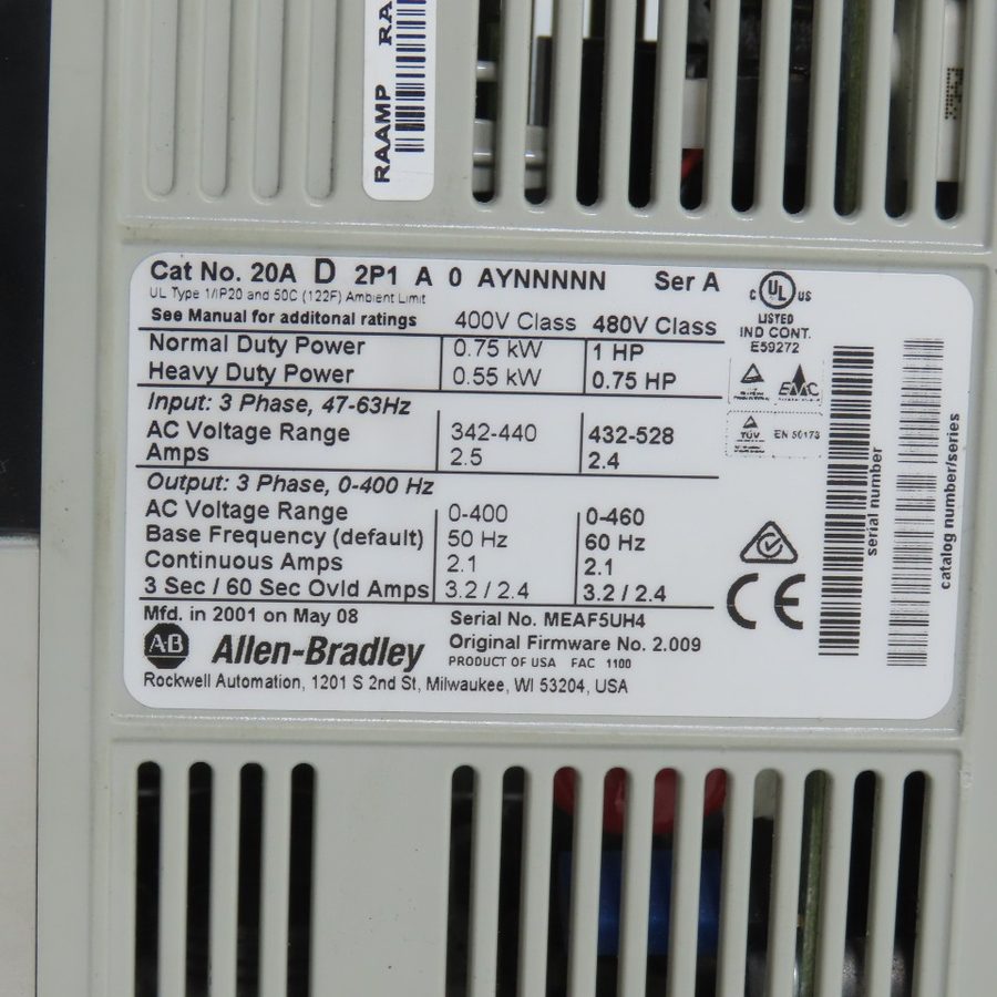 Фото лота 20AD2P1A0AYNNNNN от продавца №88788