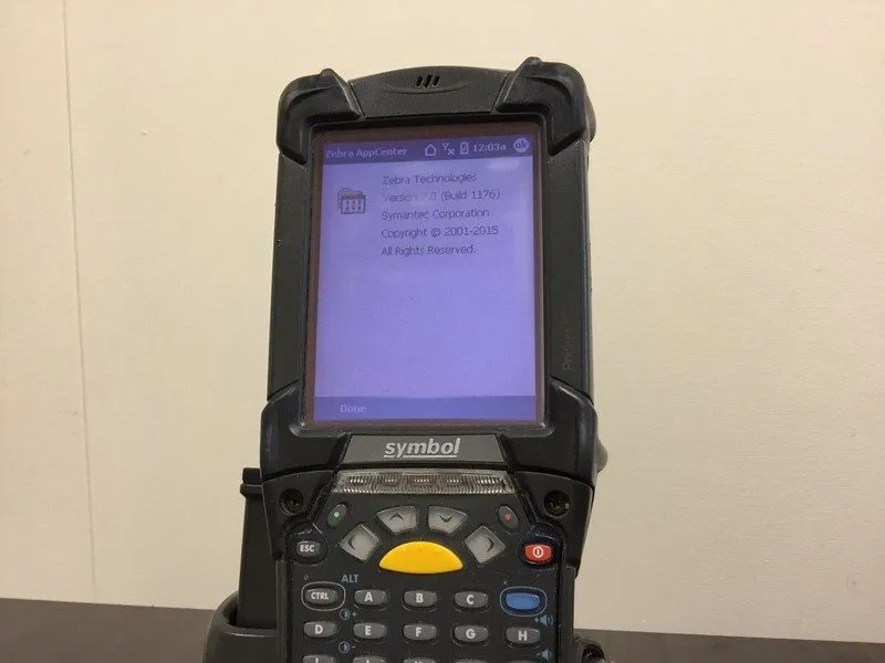 Сканер штрих-кода Symbol Motorola MC9090-GK0HJEFA6WR Wireless 2D Barcode Scanner — фото лота 2