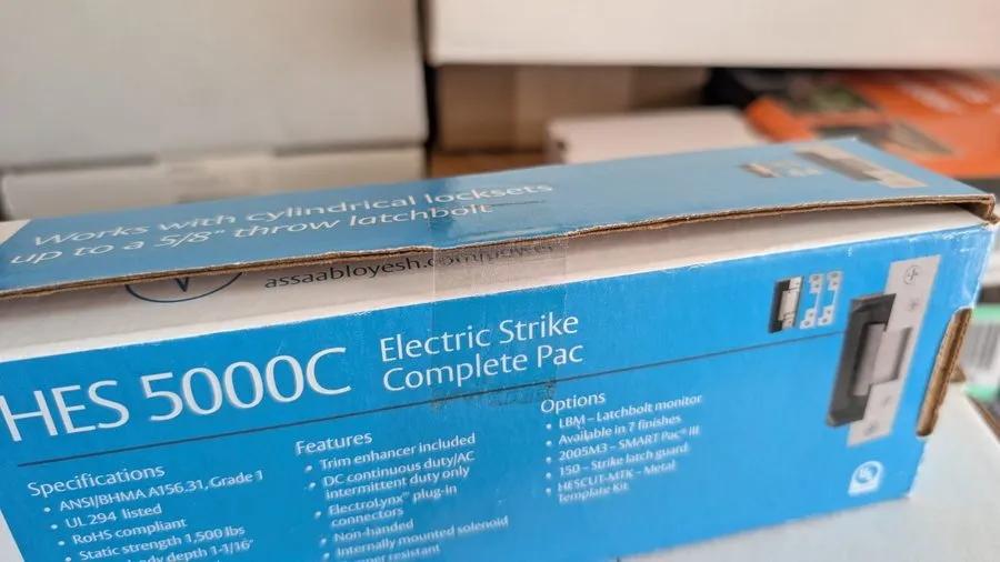 Оборудование видеонаблюдения 5000C-12/24D-630 Assa Abloy HES Electric Strike Com
