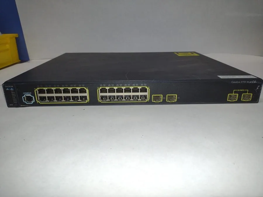 Коммутатор CISCO CATALYST Metro Series ME-C3750-24TE-M 24 Ports Network Switch w