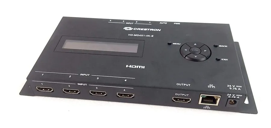 Видеокоммутатор Crestron 4x1 4K HDMI Switcher HD-MD4X1-4K-E
