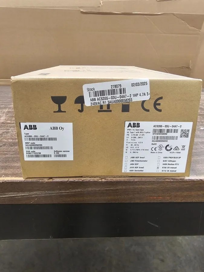 Частотный преобразователь ACS355-03U-04A7-2