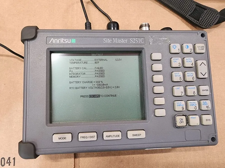 Анализатор Site Master ANRITSU S251C + 625M Cable & Antenna Analyzer Detector