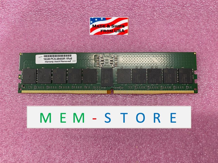 Модуль памяти P62601-B21 P58839-001 16GB DDR5-4800MHz ECC RDIMM RAM Compatible w