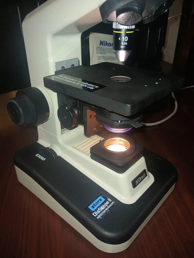 Микроскоп Nikon Storz Diascope II Inspection Microscope Alphashot-2 YS2 Light Wo — фото лота 1