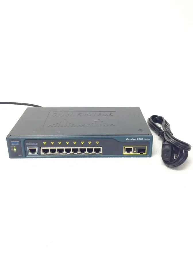 Коммутатор Cisco Catalyst (WS-C2960-8TC-L) 8-Ports External Switch Managed
