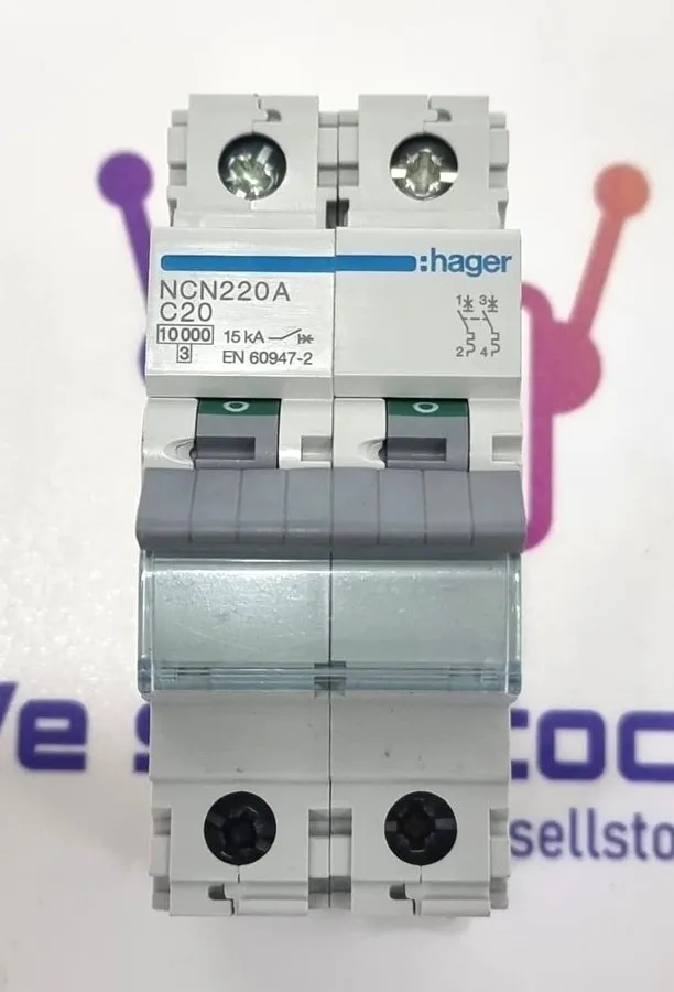 Автоматический выключатель HAGER NCN220A Circuit Breaker 20A
