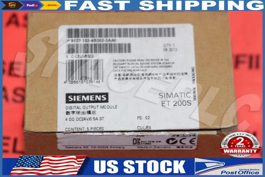 Модуль ввода-вывода 6ES7132-4BD02-0AA0 Siemens ET 200S Digital Output 24 V DC / 