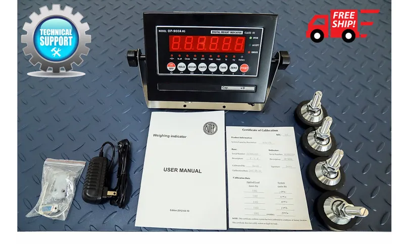 Весы Prime USA OP-916 7'x7' (84"x84") Floor Scale 30,000 lb x 5 lb