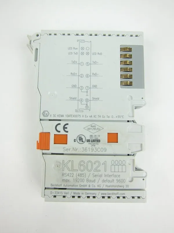 Модуль ввода-вывода Beckhoff KL6021 Serial Interface RS422/RS485