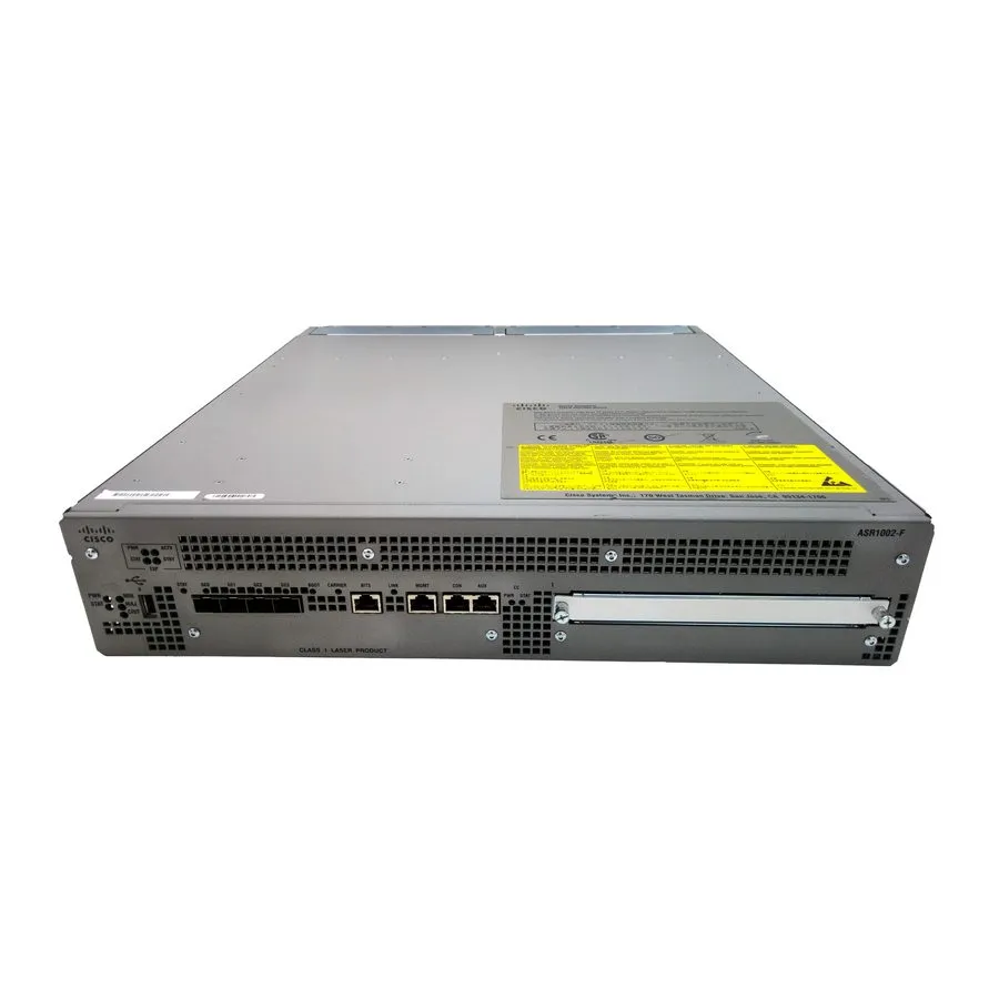 Маршрутизатор Cisco ASR1002-F with 4x GigE Ports Integrated ESP-2.5, RP1, SIP-10