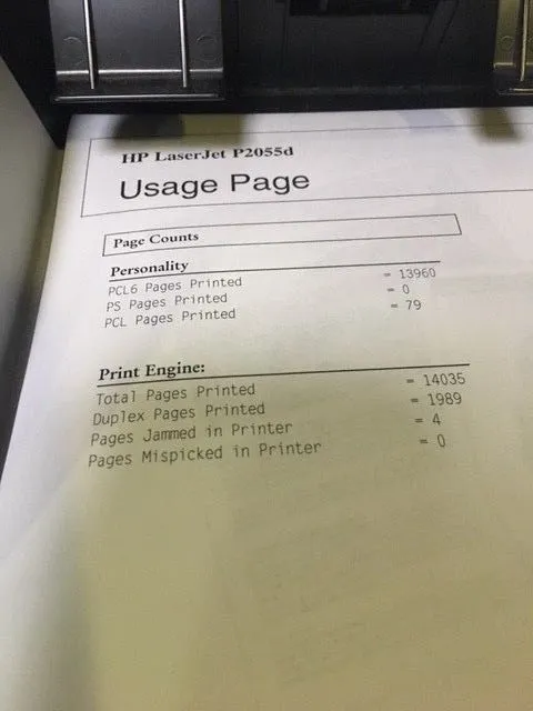 Лазерный принтер HP laserjet P2055d Laser Printer *Cleaned & Serviced & Toner