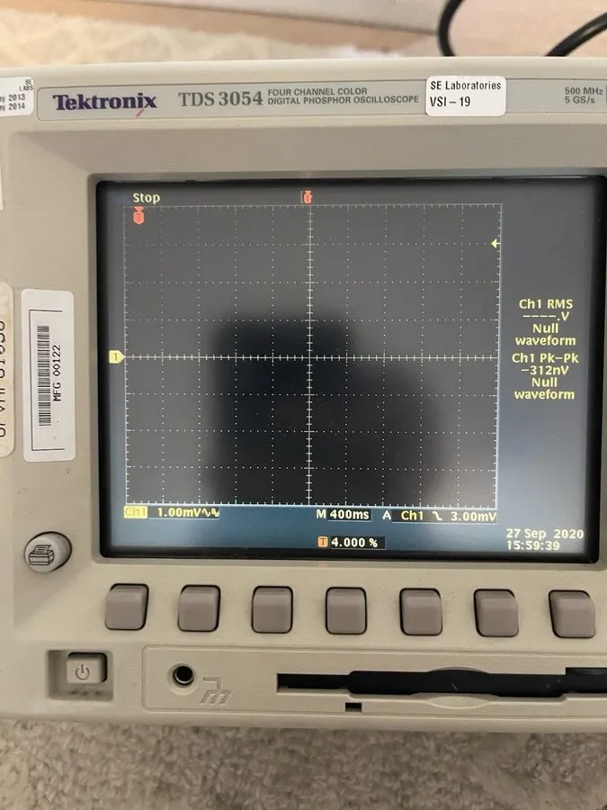 Осциллограф Tektronix TDS3054 4 CH DPO Oscilloscope 500MHz 5GSa/s, TRG FFT — фото лота 1