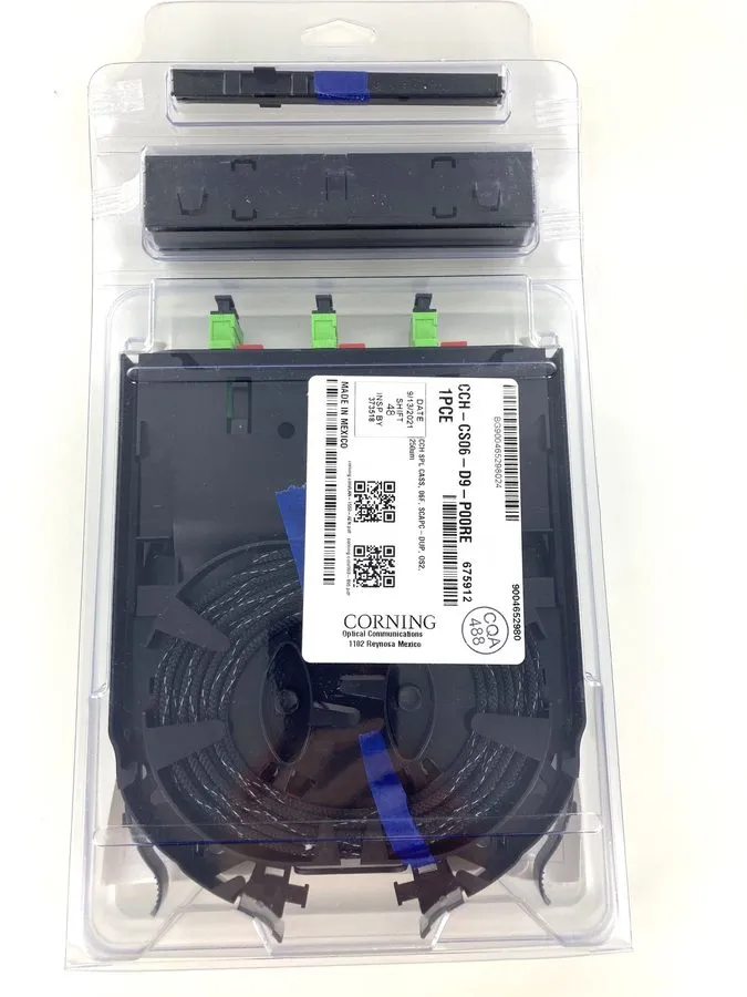 Оптическая кассета CCH-CS06-D9-P00RE Corning SCAPC 6 Fiber CCH Fiber Optic Splic