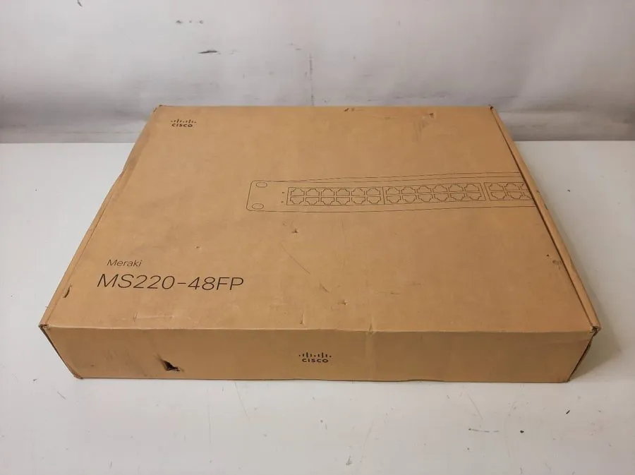 Коммутатор Cisco Meraki MS220-48FP-HW L2 48 Port Gigabit 740W PoE Switch *UNCLAI