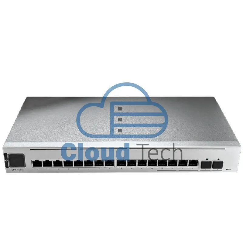Коммутатор USW-Pro-Max-16 Ubiquiti UniFi 16-Port SFP+ L3 Managed Network Switch 