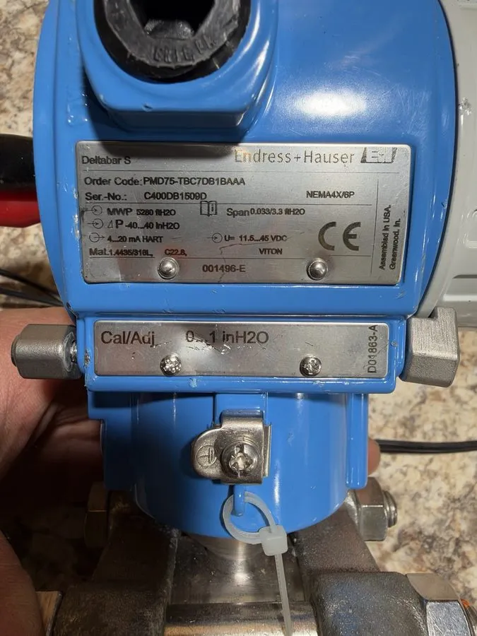 Датчик давления Endress+Hauser PMD75 Differential Pressure Transmitter