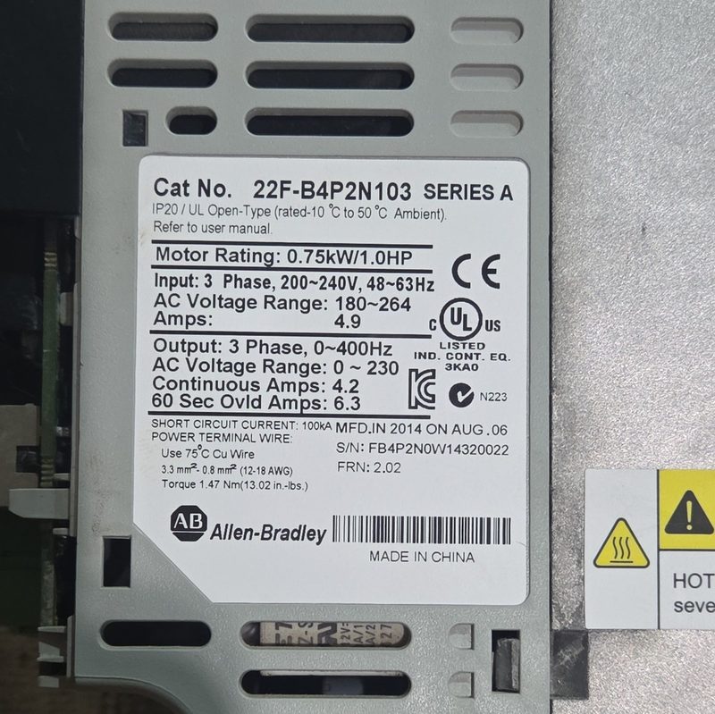 Фото лота 22F-B4P2N103 от продавца №34515