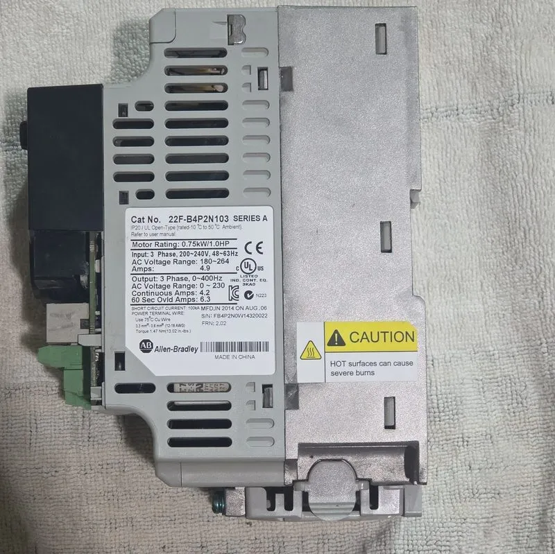 Частотный преобразователь ALLEN BRADLEY POWERFLEX 4M AC DRIVE 240V 22F-B4P2N103 — фото лота 4