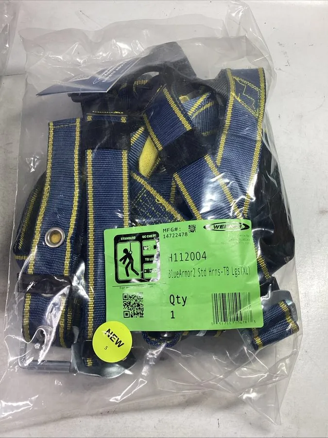 Жгут проводов Werner H112004 BlueArmor2 Standard Full Body Harness with TB legs  — фото лота 1