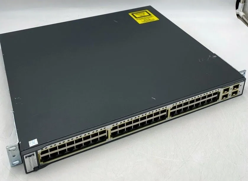 Коммутатор Cisco Catalyst (WS-C3750G-48PS-S) 48 Ports PoE Gigabit Ethernet Switc