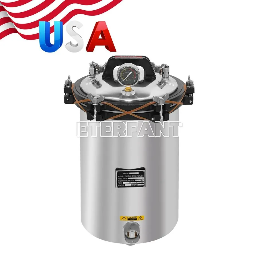 Стерилизатор ETERFANT Dental 24L Medical Steam Sterilizer Autoclave/27L Steriliz