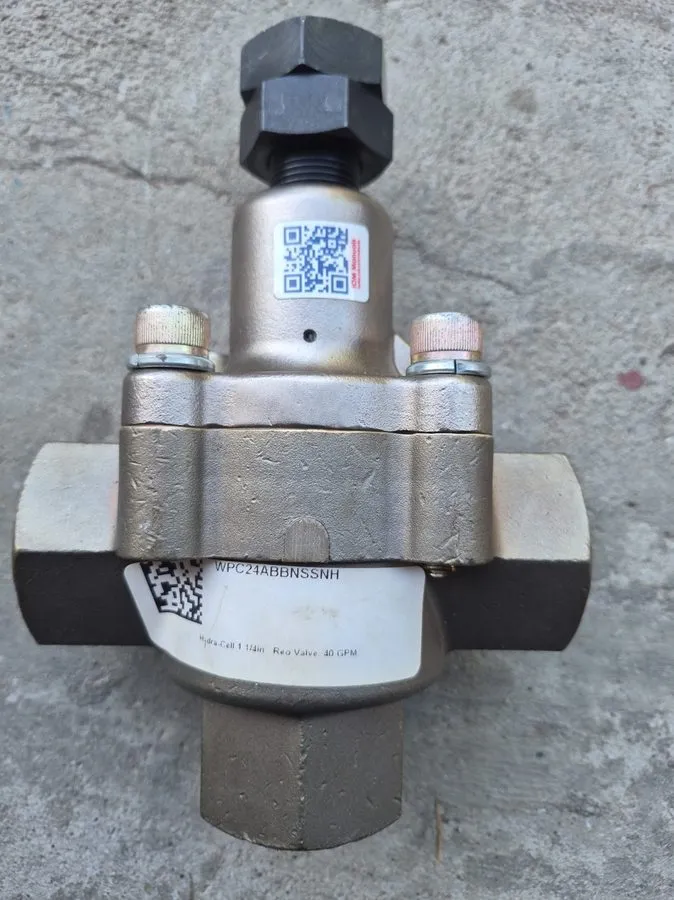 Клапан Wanner C24ABBNSSNH Hydra-Cell Pressure Regulator Valve 40GPM, 1000PSI — фото лота 1