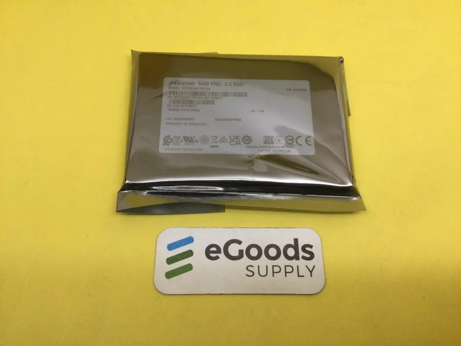 SSD-накопитель MICRON 5400 PRO 7.68TB SATA 6Gb/s 2.5" 7680GB SSD MTFDDAK7T6TGA