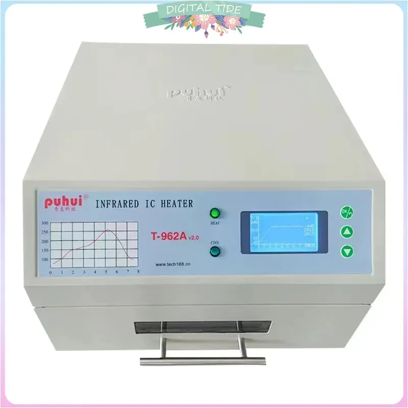 Паяльное оборудование T-962A Desktop Reflow Oven Infrared IC Heater Soldering Ma