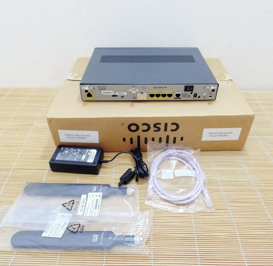 Маршрутизатор Cisco C881G-4G-GA-K9 4-Port Fast Ethernet Integrated Services Rout