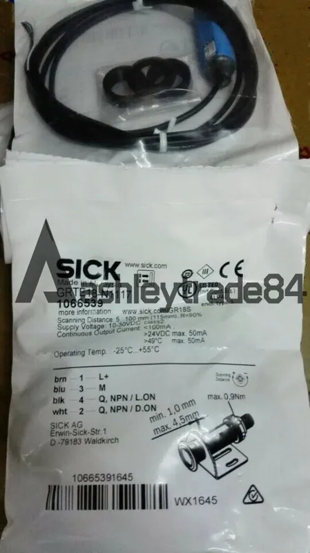 Фотоэлектрический датчик Stock Sick GRTE18-N1117 Photoelectric Sensor