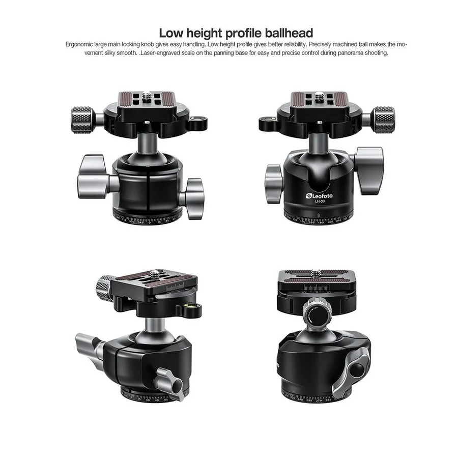 Оборудование видеонаблюдения Leofoto LS-223CEX X Verison Table/Ground Mini Tripo — фото лота 2