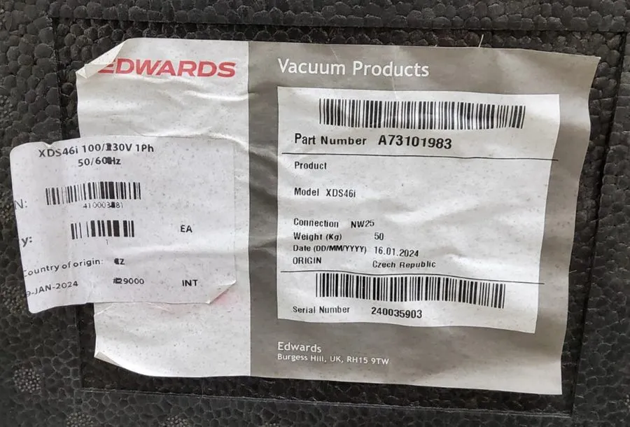 Насос Edwards XDS46i Dry Scroll Vacuum Pump A73101983 #18322
