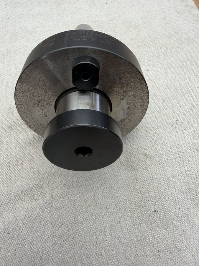 Режущий инструмент Parlec C40-15Sm2 Shell Mill Holder, Cat40, Pilot Dia 1.5 In — фото лота 1
