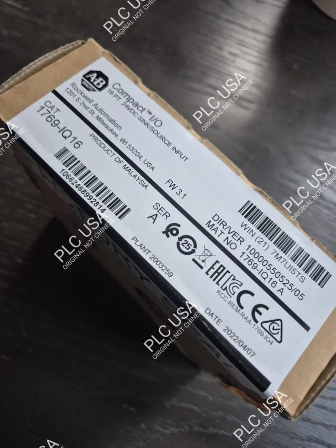 Модуль ввода-вывода ALLEN BRADLEY 1769-IQ16 SER A CompactLogix 24VDC INPUT MOD