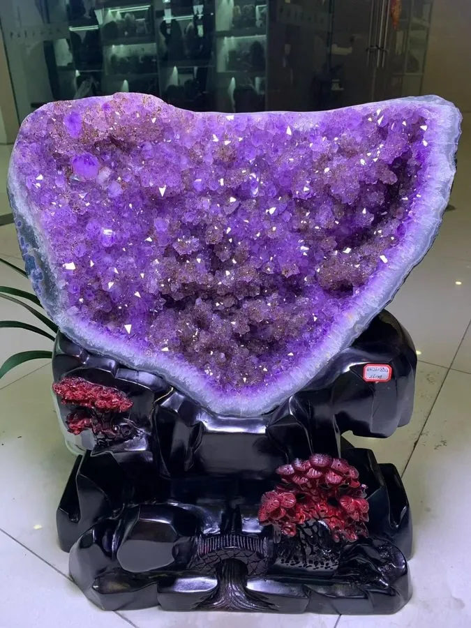 Лабораторный прибор 101.2LB TOP Natural Amethyst Rutile flowers quartz crystal D