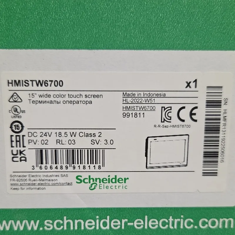 Панель оператора Schneider Electric Harmony HMISTW6700 15 in Wide Color Touchscr