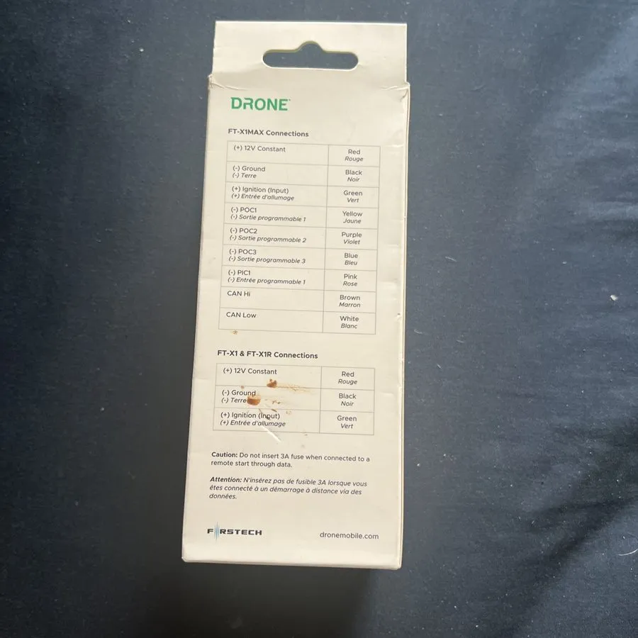 Жгут проводов Firstech FTHRNX1OBD X1-OBD Hardwire Harness drone mobile X1-Max — фото лота 2