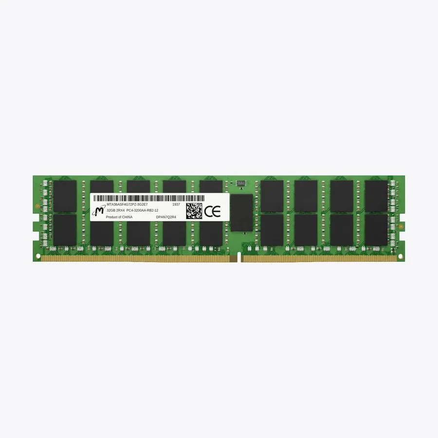 Модуль памяти Micron 32GB 2Rx4 DDR4 PC4-3200AA PC4-25600R REG ECC RDIMM MTA36ASF