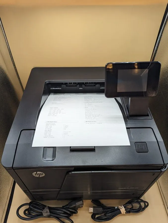 Лазерный принтер HP LASERJET PRO 400 M401n MONOCHROME LASER PRINTER CZ195A W/ TO