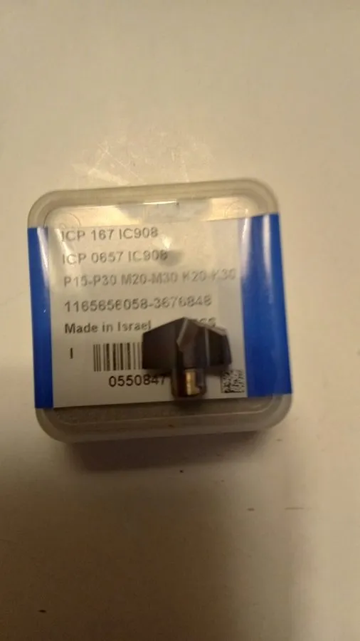 Режущий инструмент Iscar .657" 16.7mm IDK167 IDK0657 5506519 IC908 Grade Carbide — фото лота 1