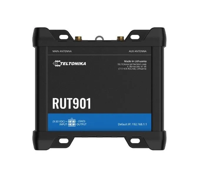 Маршрутизатор 2x Teltonika RUT901 Industrial 4G LTE (Cat 4) Cellular WiFi Router — фото лота 1