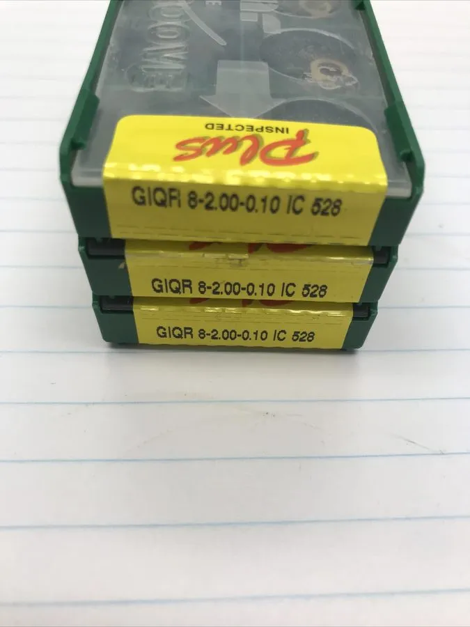 Режущий инструмент 1 BOX ISCAR GIQR 11-15-2.00 R100 IC528 CARBIDE INSERT