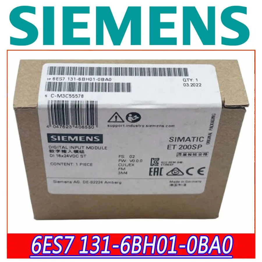 Модуль ввода-вывода Siemens Simatic ET 200SP /6ES7 131-6BH01-0BA0 / DI 16 24VDC