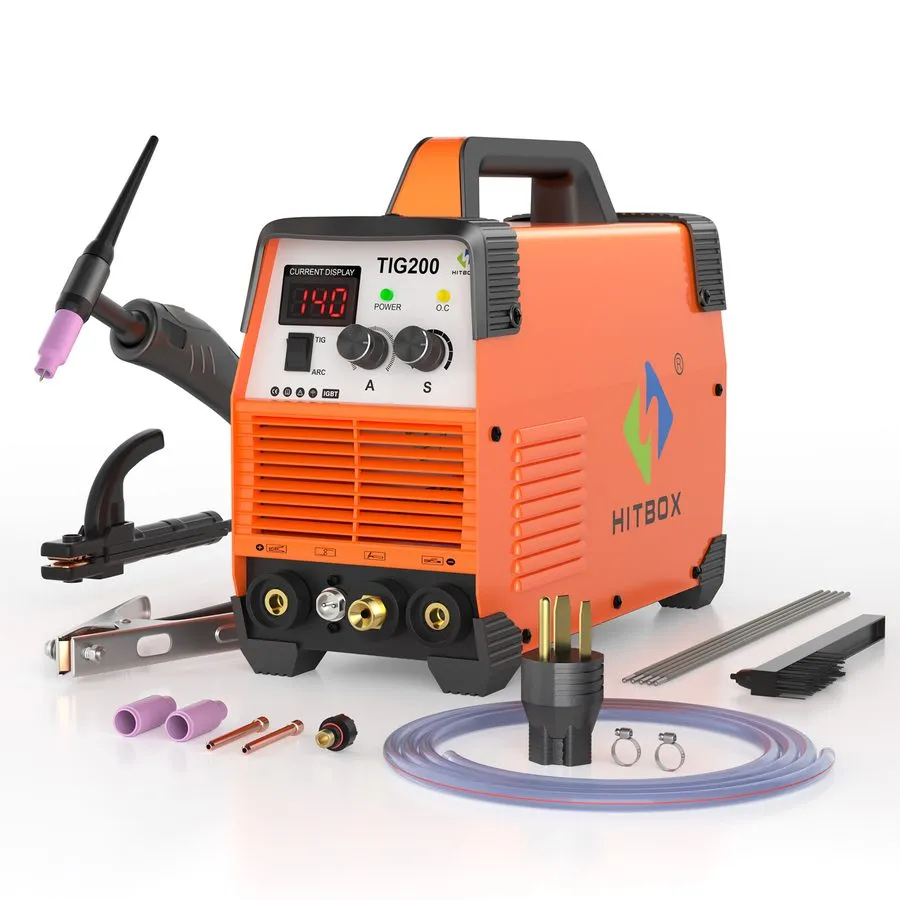 Силовой модуль IGBT 200A AC/DC TIG Welder with Pulse 110V/220V Aluminum Welder w