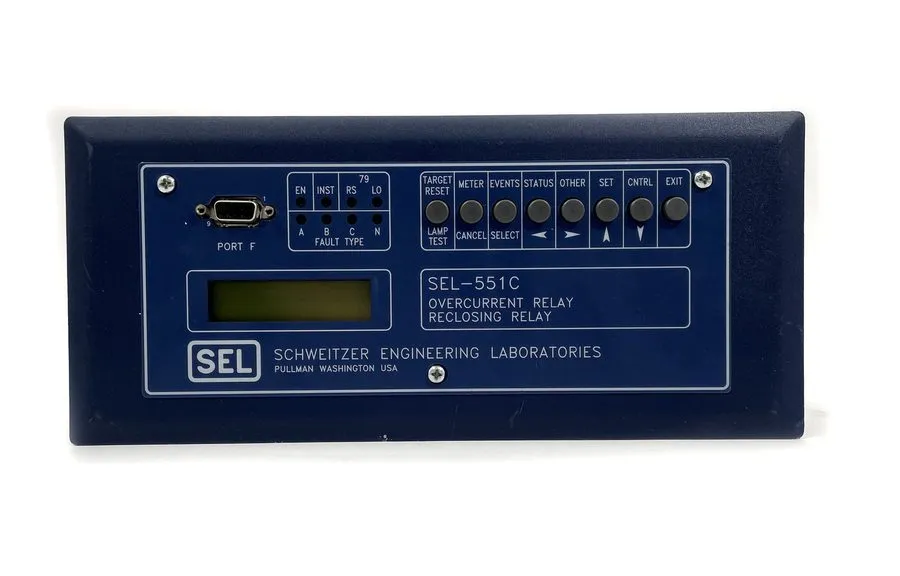 Реле защиты Schweitzer Engineering SEL-551C Overcurrent Re-Closing Relay 0551C0B