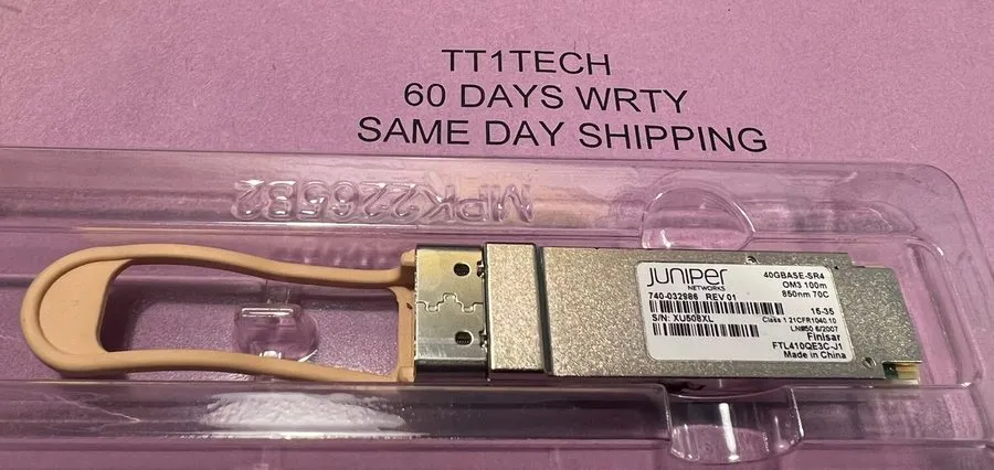 Трансивер Juniper 40Gb QFX-QSFP-40G-SR4 740-032986 QSFP+ transceiver FTL410QE3C-