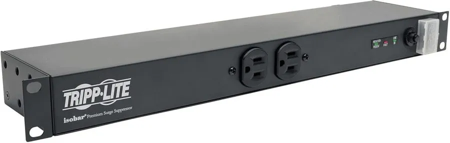 ИБП 12-Outlet Rackmount PDU Surge Protector, 3840J, 15Ft Cord